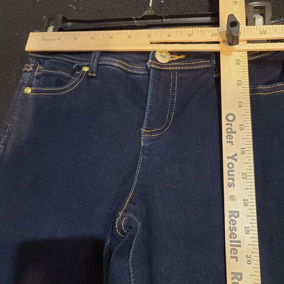 Inc Womens Petite Jeans Blue Size 4P Cotton Blend Skinny Leg Button Zip Closure - Picture 3 of 11